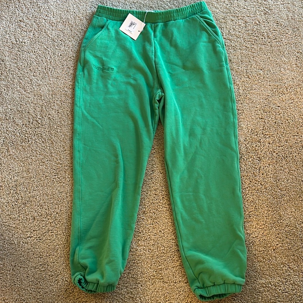 Favorite Daughter green sweat pants XXL- NWT